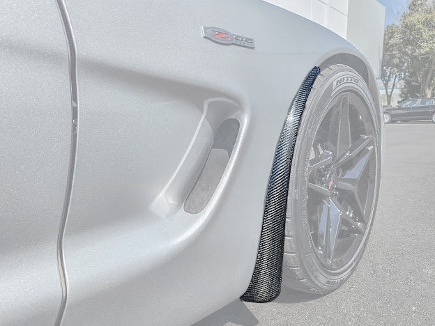 1997-2004 CHEVROLET CORVETTE C5 FRONT AND REAR EXTENDED SPLASH GUARDS / MUD FLAPS